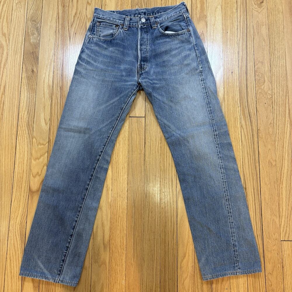 VTG Levis 1947 Jeans 501 LVC Size 33x36 (Fits 28x29) USA Valencia Selvedge Denim